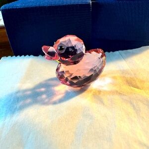 Swarovski Happy Duck Rosy Ruby Crystal
